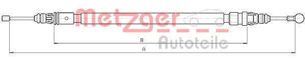Metzger 10.6235 Трос стояночного тормоза 106235: Отличная цена - Купить в Польше на 2407.PL!
