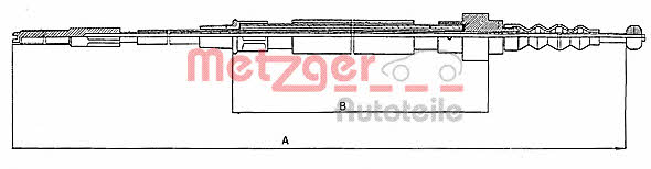 Metzger 10.7471 Seilzug, feststellbremse 107471: Kaufen Sie zu einem guten Preis in Polen bei 2407.PL!