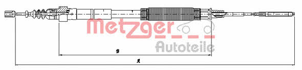 Metzger 10.7481 Linka hamulca tył 107481: Dobra cena w Polsce na 2407.PL - Kup Teraz!