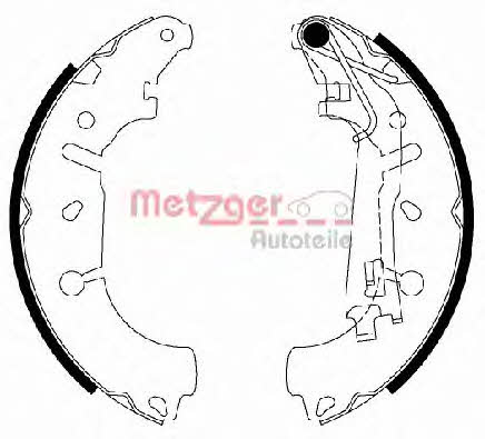 Metzger MG 201 Brake shoe set MG201: Buy near me in Poland at 2407.PL - Good price!