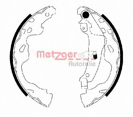Metzger MG 209 Brake shoe set MG209: Buy near me in Poland at 2407.PL - Good price!