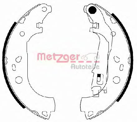 Metzger MG 210 Bremsbackensatz MG210: Kaufen Sie zu einem guten Preis in Polen bei 2407.PL!