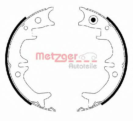 Metzger MG 220 Колодки тормозные стояночного тормоза MG220: Отличная цена - Купить в Польше на 2407.PL!