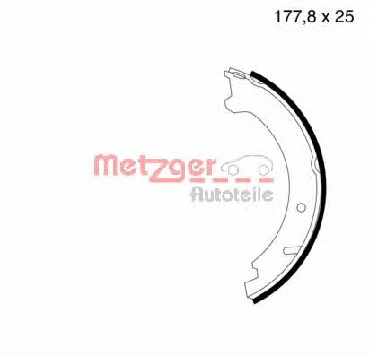 Metzger MG 629 Parking brake shoes MG629: Buy near me in Poland at 2407.PL - Good price!