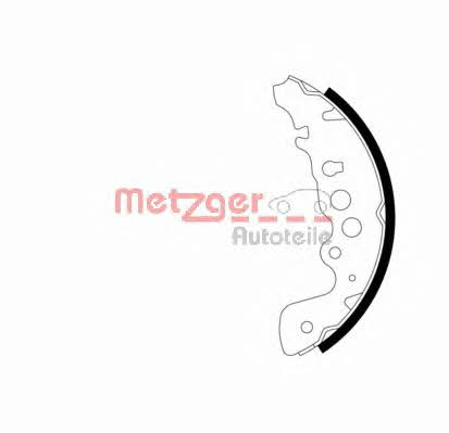 Metzger MG 730 Brake shoe set MG730: Buy near me in Poland at 2407.PL - Good price!