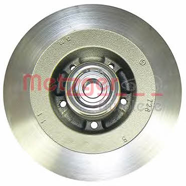 Metzger 6110005 Тормозной диск задний невентилируемый 6110005: Отличная цена - Купить в Польше на 2407.PL!