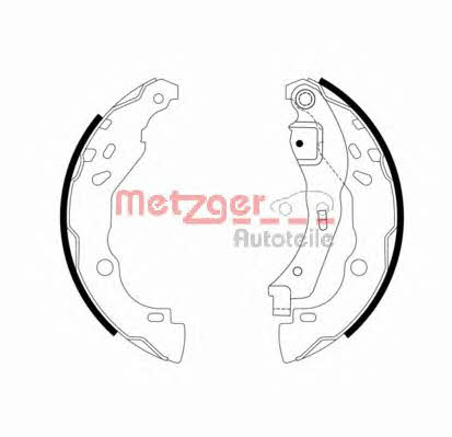 Metzger MG 968 Brake shoe set MG968: Buy near me at 2407.PL in Poland at an Affordable price!