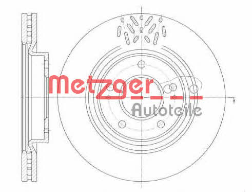 Metzger 6996.10 Диск тормозной 699610: Отличная цена - Купить в Польше на 2407.PL!