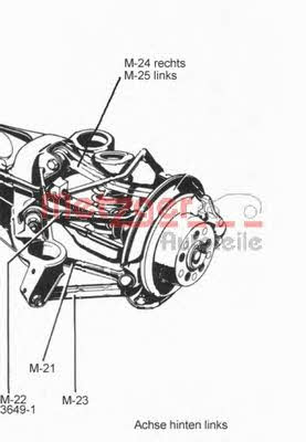 Metzger 53034119 Track Control Arm 53034119: Buy near me in Poland at 2407.PL - Good price!