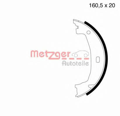 Metzger KR 780 Parking brake shoes KR780: Buy near me in Poland at 2407.PL - Good price!