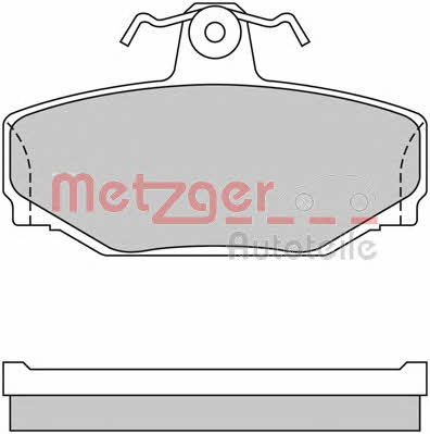 Metzger 1170074 Brake Pad Set, disc brake 1170074: Buy near me in Poland at 2407.PL - Good price!