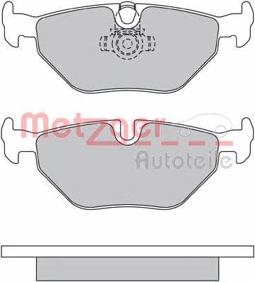 Metzger 1170120 Brake Pad Set, disc brake 1170120: Buy near me in Poland at 2407.PL - Good price!
