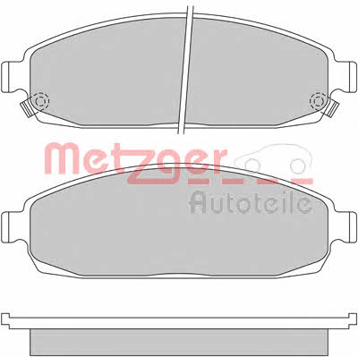 Metzger 1170423 Brake Pad Set, disc brake 1170423: Buy near me at 2407.PL in Poland at an Affordable price!
