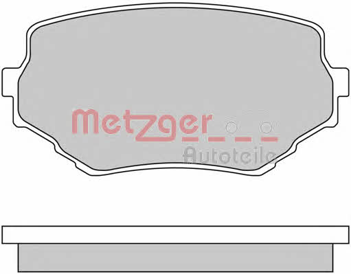 Metzger 1170415 Brake Pad Set, disc brake 1170415: Buy near me in Poland at 2407.PL - Good price!