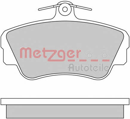 Metzger 1170627 Гальмівні колодки, комплект 1170627: Приваблива ціна - Купити у Польщі на 2407.PL!