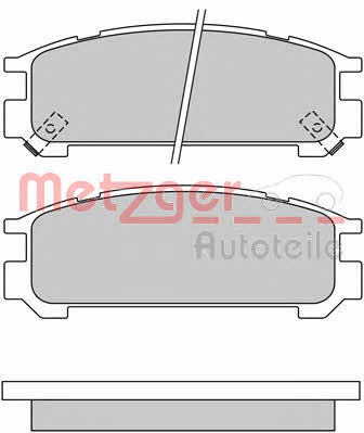 Metzger 1170429 Brake Pad Set, disc brake 1170429: Buy near me in Poland at 2407.PL - Good price!