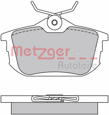 Metzger 1170021 Klocki hamulcowe, zestaw 1170021: Atrakcyjna cena w Polsce na 2407.PL - Zamów teraz!