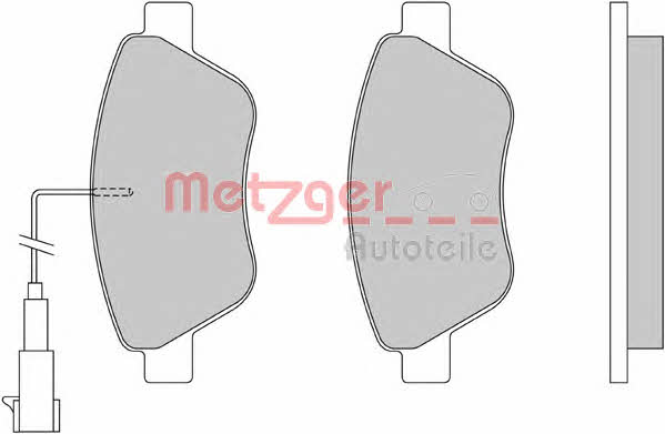 Metzger 1170117 Brake Pad Set, disc brake 1170117: Buy near me in Poland at 2407.PL - Good price!