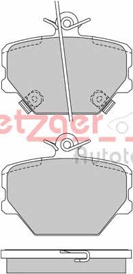 Metzger 1170077 Brake Pad Set, disc brake 1170077: Buy near me in Poland at 2407.PL - Good price!