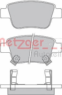 Metzger 1170193 Brake Pad Set, disc brake 1170193: Buy near me in Poland at 2407.PL - Good price!