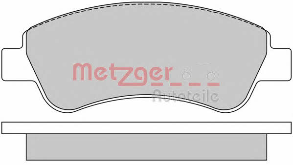 Metzger 1170026 Тормозные колодки дисковые, комплект 1170026: Отличная цена - Купить в Польше на 2407.PL!