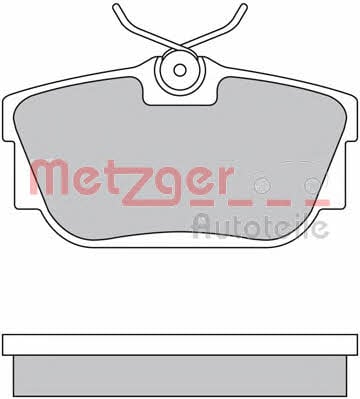 Metzger 1170332 Brake Pad Set, disc brake 1170332: Buy near me in Poland at 2407.PL - Good price!