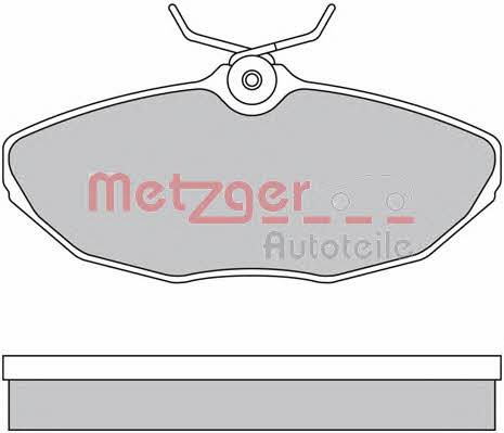 Metzger 1170341 Brake Pad Set, disc brake 1170341: Buy near me in Poland at 2407.PL - Good price!