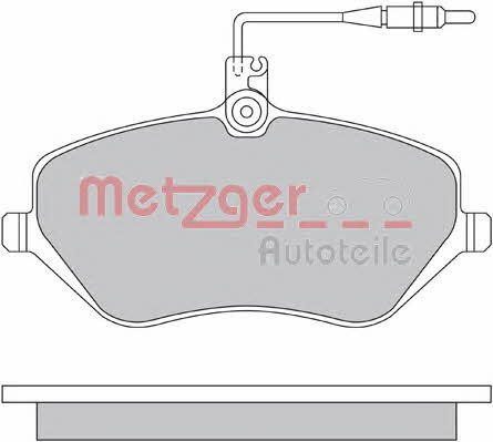Metzger 1170346 Тормозные колодки дисковые, комплект 1170346: Отличная цена - Купить в Польше на 2407.PL!