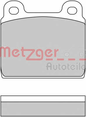 Metzger 1170370 Гальмівні колодки, комплект 1170370: Приваблива ціна - Купити у Польщі на 2407.PL!