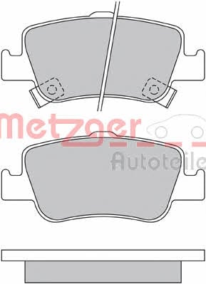 Metzger 1170334 Brake Pad Set, disc brake 1170334: Buy near me in Poland at 2407.PL - Good price!