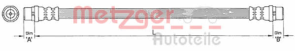 Metzger 4110364 Brake Hose 4110364: Buy near me in Poland at 2407.PL - Good price!