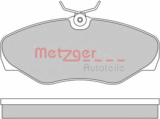 Metzger 1170110 Scheibenbremsbeläge, Set 1170110: Kaufen Sie zu einem guten Preis in Polen bei 2407.PL!