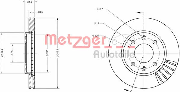 Buy Metzger 6110173 at a low price in Poland!