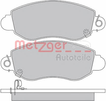 Metzger 1170365 Brake Pad Set, disc brake 1170365: Buy near me in Poland at 2407.PL - Good price!