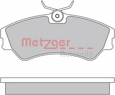 Metzger 1170397 Тормозные колодки дисковые, комплект 1170397: Отличная цена - Купить в Польше на 2407.PL!