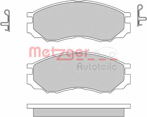 Metzger 1170493 Гальмівні колодки, комплект 1170493: Приваблива ціна - Купити у Польщі на 2407.PL!