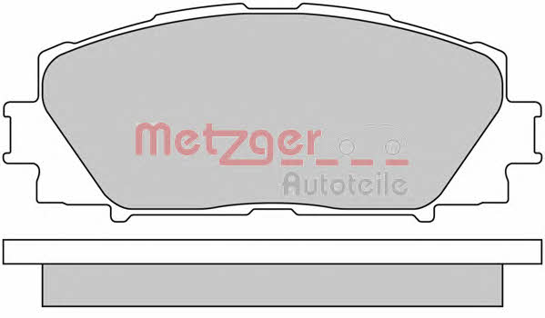 Metzger 1170618 Гальмівні колодки, комплект 1170618: Приваблива ціна - Купити у Польщі на 2407.PL!