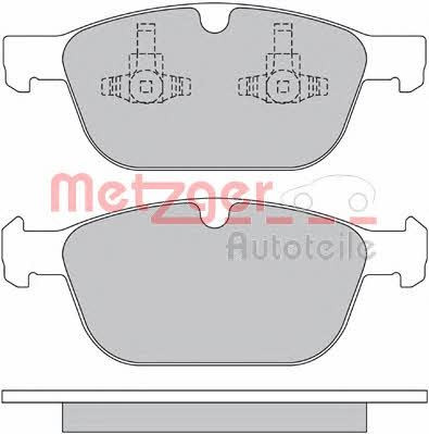 Metzger 1170229 Brake Pad Set, disc brake 1170229: Buy near me in Poland at 2407.PL - Good price!