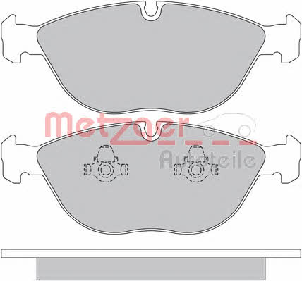 Metzger 1170454 Brake Pad Set, disc brake 1170454: Buy near me at 2407.PL in Poland at an Affordable price!