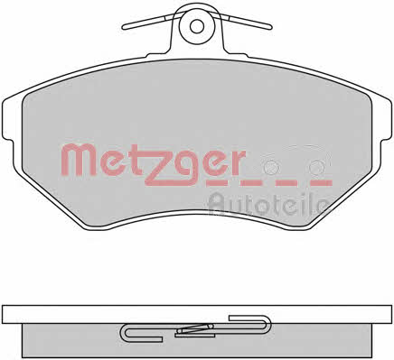 Metzger 1170061 Гальмівні колодки, комплект 1170061: Приваблива ціна - Купити у Польщі на 2407.PL!