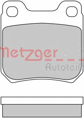 Metzger 1170034 Гальмівні колодки, комплект 1170034: Приваблива ціна - Купити у Польщі на 2407.PL!