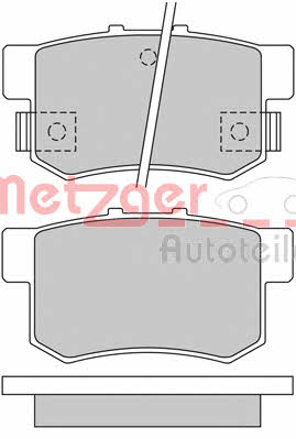 Metzger 1170213 Brake Pad Set, disc brake 1170213: Buy near me in Poland at 2407.PL - Good price!
