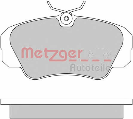 Metzger 1170245 Гальмівні колодки, комплект 1170245: Приваблива ціна - Купити у Польщі на 2407.PL!