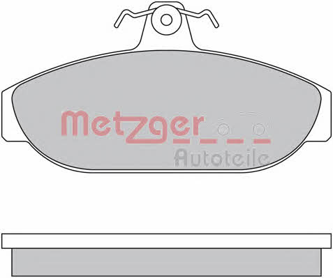 Metzger 1170315 Гальмівні колодки, комплект 1170315: Приваблива ціна - Купити у Польщі на 2407.PL!