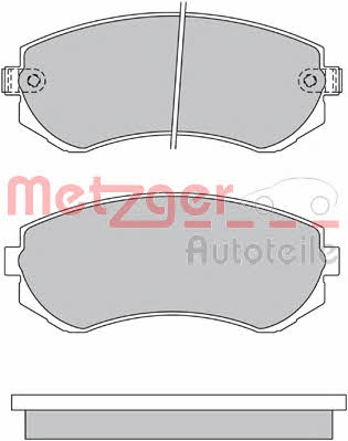 Metzger 1170317 Гальмівні колодки, комплект 1170317: Приваблива ціна - Купити у Польщі на 2407.PL!