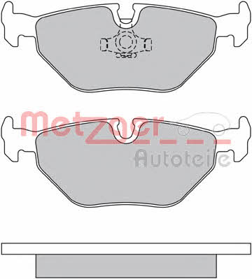 Metzger 1170371 Brake Pad Set, disc brake 1170371: Buy near me in Poland at 2407.PL - Good price!