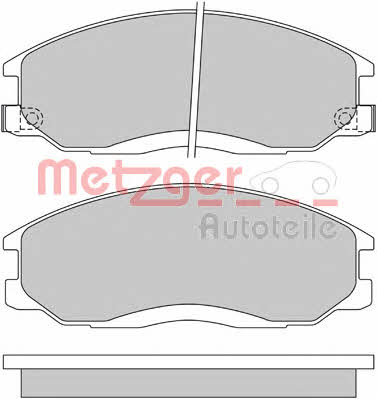 Metzger 1170402 Brake Pad Set, disc brake 1170402: Buy near me in Poland at 2407.PL - Good price!