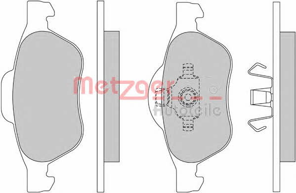 Metzger 1170462 Brake Pad Set, disc brake 1170462: Buy near me in Poland at 2407.PL - Good price!