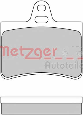 Metzger 1170311 Тормозные колодки дисковые, комплект 1170311: Отличная цена - Купить в Польше на 2407.PL!