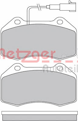 Metzger 1170559 Brake Pad Set, disc brake 1170559: Buy near me in Poland at 2407.PL - Good price!